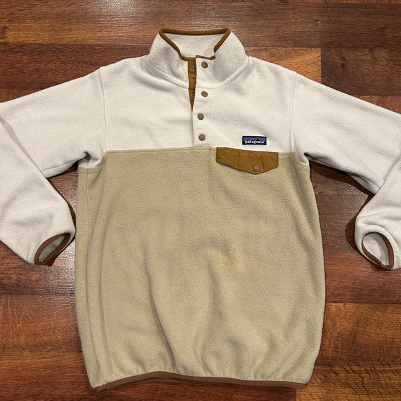 Patagonia Tops - Patagonia Women's Lightweight Synchilla Snap-T Pullover Brown Tan Size XS